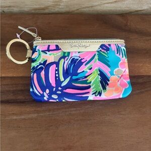 lilly pulitzer keychain coin purse I’d Wallet
